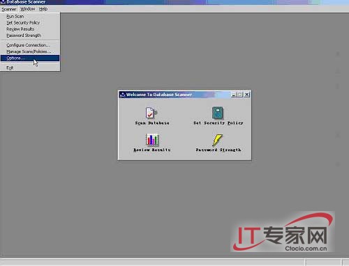 Database Scanner的主界面